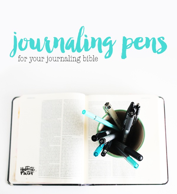 What's the difference Wednesday  Journaling Pens - Illustrated Faith