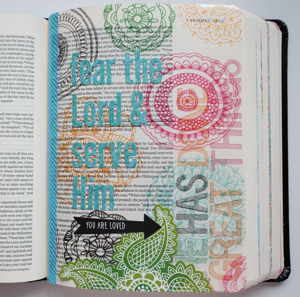 How to Apply Washi Tape on the Edge of Your Bible Page - A Bible Journaling  Technique Tutorial 