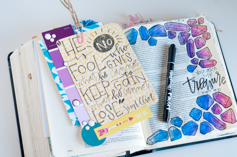 Why I Illustrated My Faith - Jess Robyn shares about treasuring Jesus over the things of life