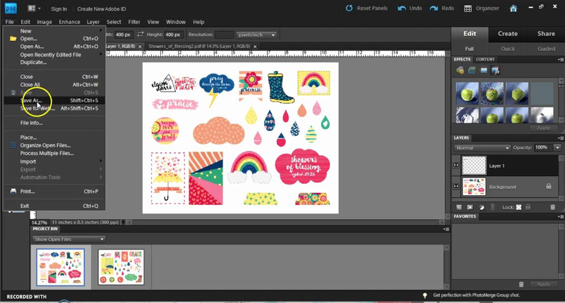 Andrea is sharing a video and step by step Silhouette print and cut tutorial to cut out the new Illustrated Faith digital printalbles