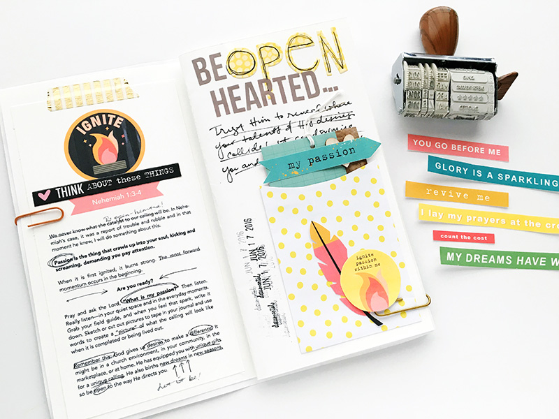 hybrid faith art journaling Revival Camp by Bailey Jean Robert