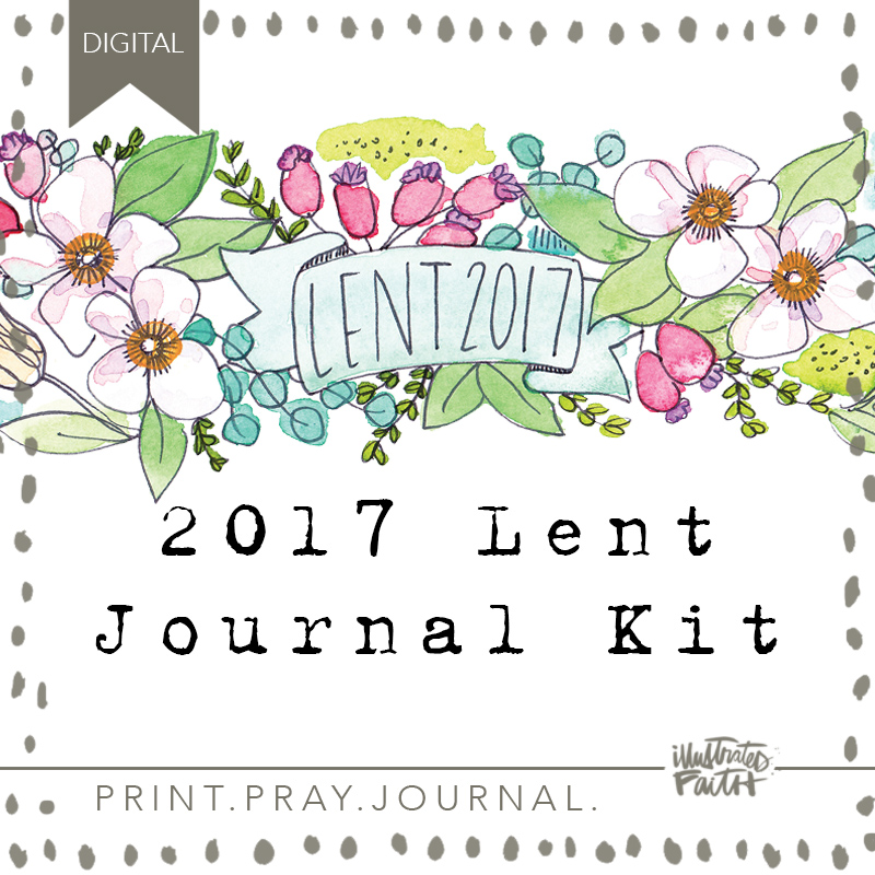 2017 Lent Journal Kit - Illustrated Faith