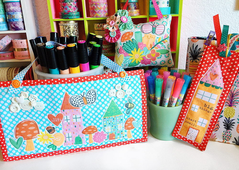 digital printing on fabric home decor project by Cristin | Illustrated Faith Print & Pray on FABRIC hybrid project