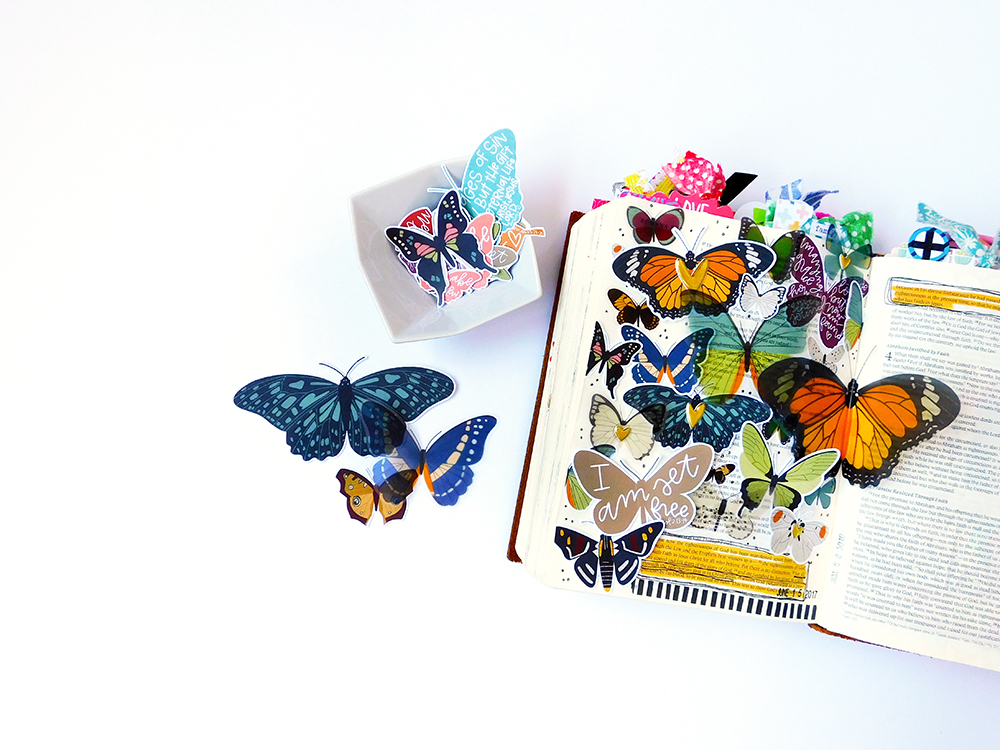 hybrid printables bible journaling page by Elaine Davis | The Truth About Being Saved