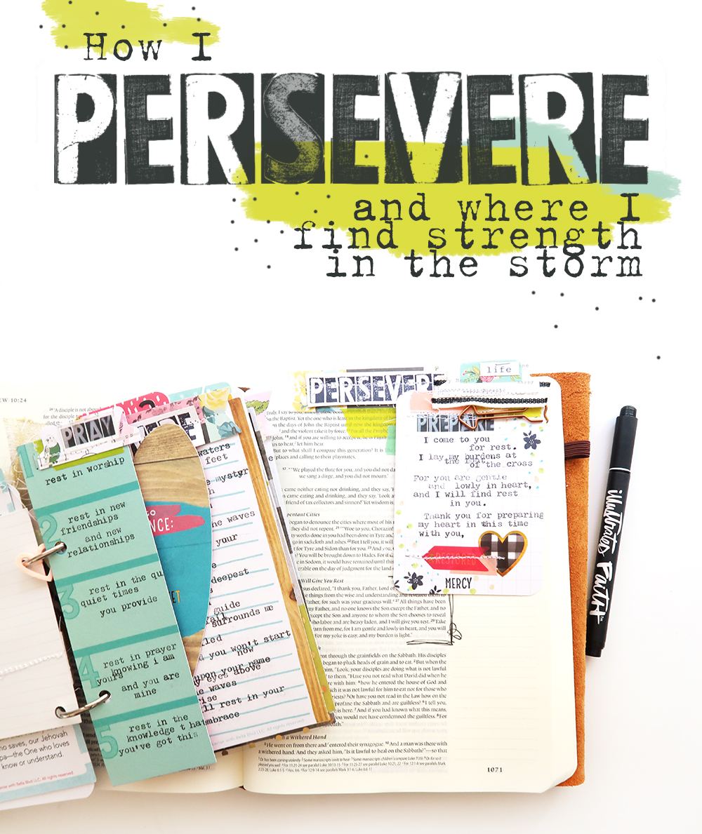 Bible Journaling Through Perseverance