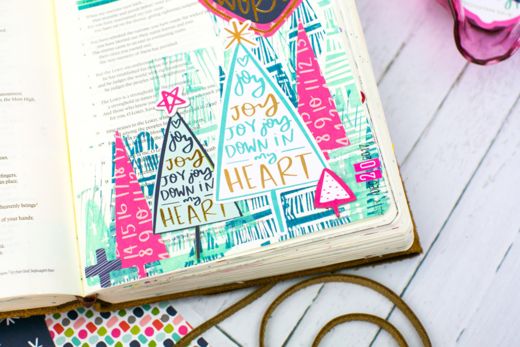 Bible Journaling Tutorial by Amy Bruce | JOY - Making Simple Stamps