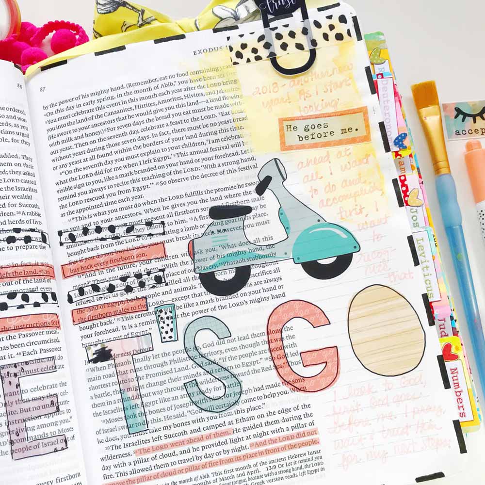 Hybrid Bible Journaling by Cristin Howell | You First, Lord
