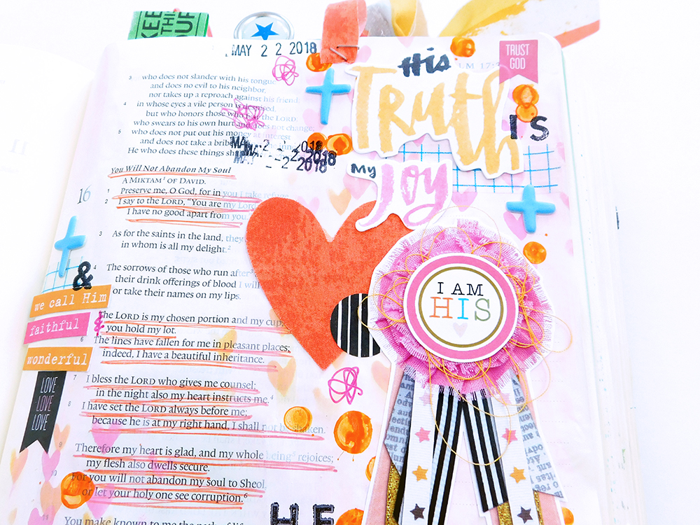 Print & Pray Hybrid Bible Journaling by Elaine Davis using digital printables | Superlatives