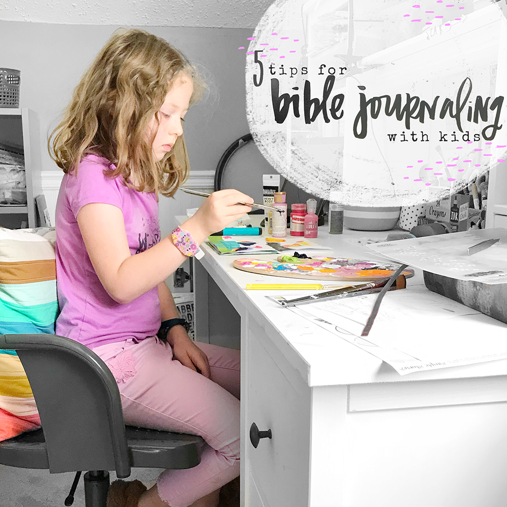 5 Tips for Bible Journaling with Kids by April Crosier aka marine_parents | #KidsintheWord | Proverbs 22:6