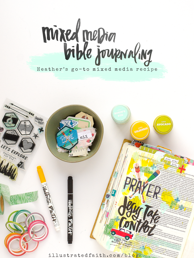 Mixed Media Bible Journaling Tutorial | Heather's Go-To Bible ...