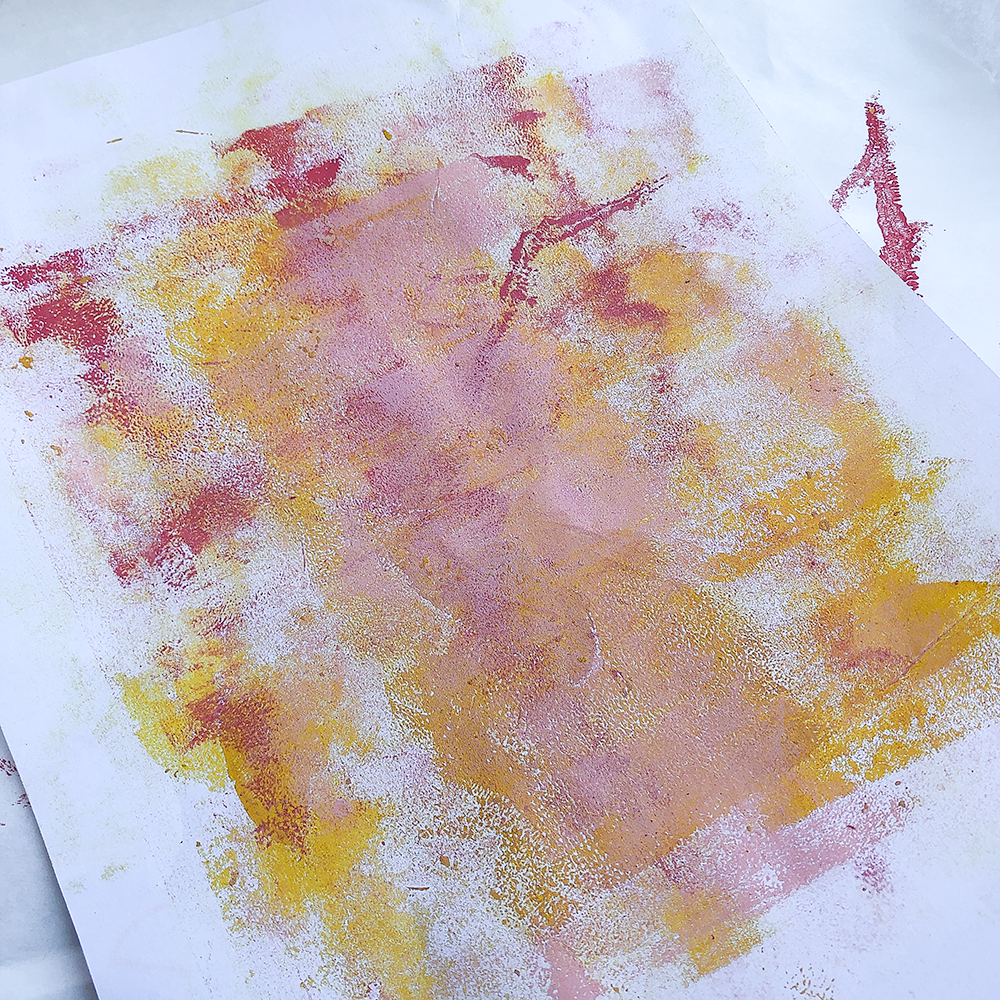 Mixed Media Bible Journaling - Gelli Plate Stamping Tutorial by Heather Greenwood | Tied Up With a Ribbon - Psalm 37:4-5