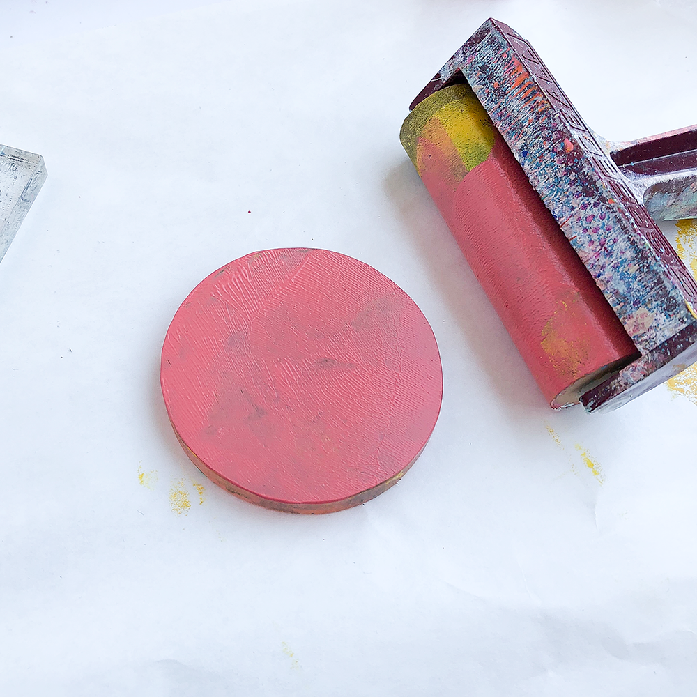 Mixed Media Bible Journaling - Gelli Plate Stamping Tutorial by Heather Greenwood | Tied Up With a Ribbon - Psalm 37:4-5