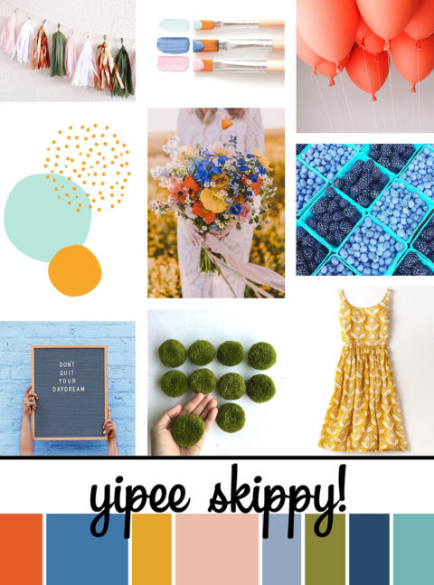 April Artist Mood Board & New Releases: Yipee Skippy!