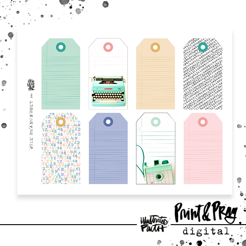 Storyteller Tags & Washi - Illustrated Faith
