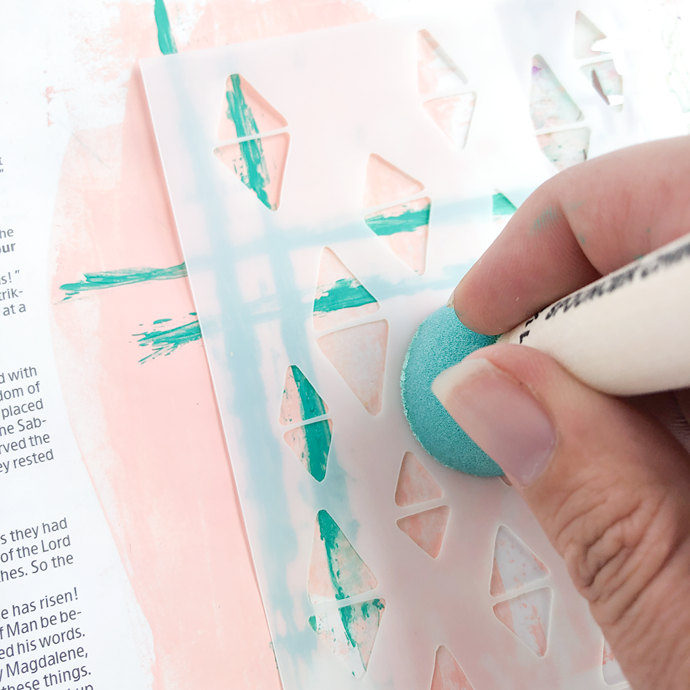 mixed media bible journaling tutorial by Heather Grenwood | Layers Upon Layers | Revival Camp New Testament 2019