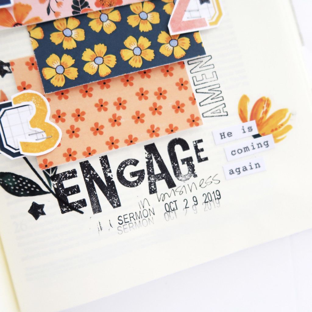 Print and Pray Bible Journaling Process Video by Jillian aka Hello Jillsky using digital printables | Waterfall Journaling | Matthew 25:14-30