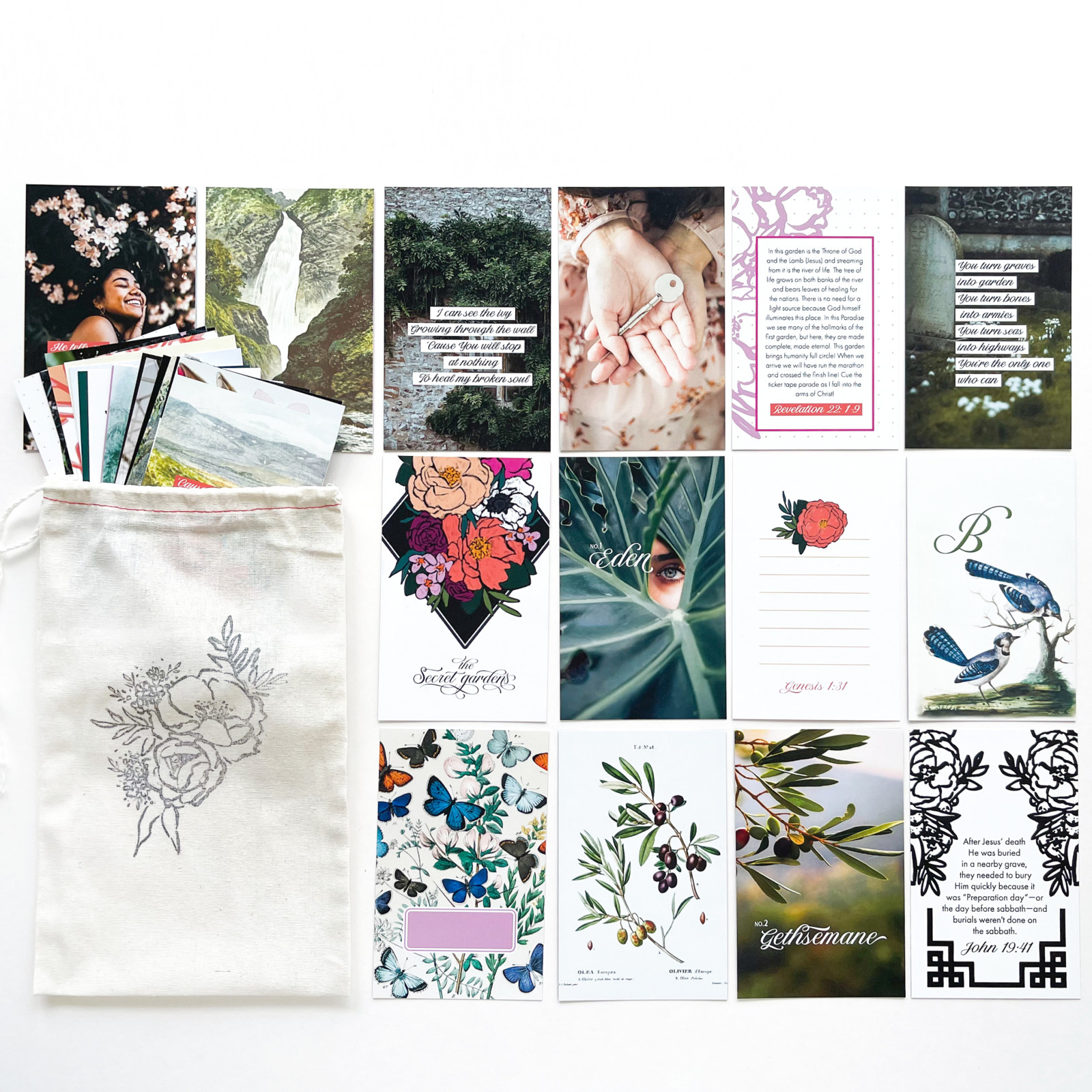 Secret Gardens Card Set Illustrated Faith