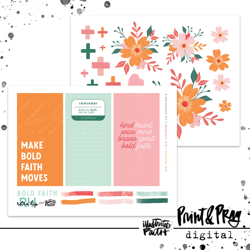 Your Lovely Words Patterned Paper Bundle - Illustrated Faith