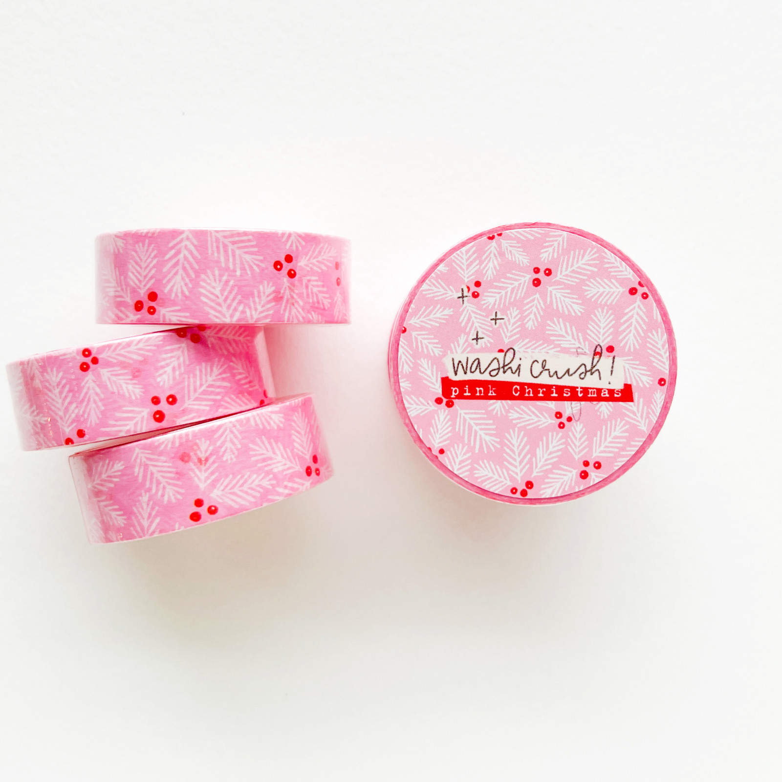 Pink Christmas Washi Tape