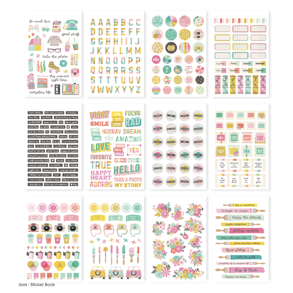 True Color STICKER BOOK Illustrated Faith